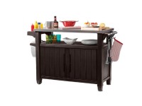 Keter Stůl víceúčelový Unity XL hnědý 207 l, 134 x 90 x 52 cm