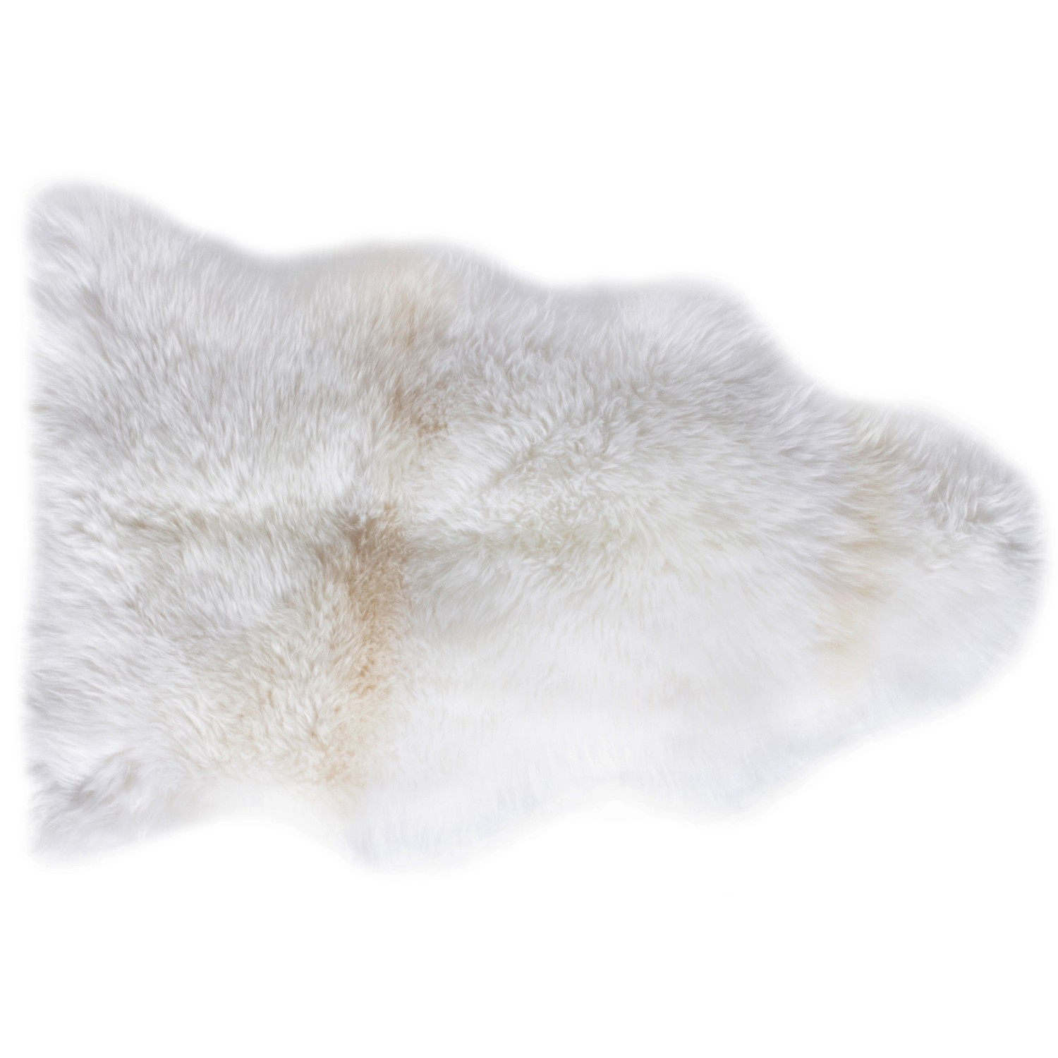 LUANA Pravá ovčí kůže přírodní bílá 60 x 85 cm