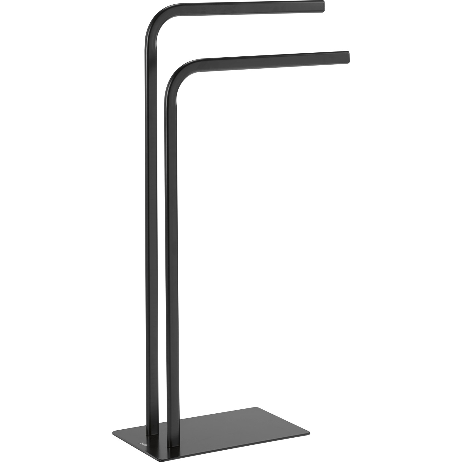 baliv Stojan na ručníky ST-6885, 2 ramenný, matná černá, 48,5 x 20 x 80 cm