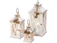 Boltze Lucerna Stine bílá 33 x 15 x 15 cm