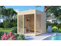 Bertilo Zahradní pavilon Lounge Modern 1, přírodní, 234 x 226 cm Bertilo Zahradní pavilon Lounge Modern 1, přírodní, 234 x 226 cm