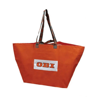 OBI Nákupní taška trvanlivá oranžovÁ 80 x 42 cm