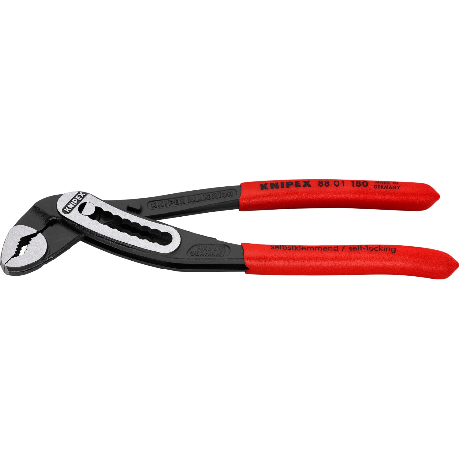 Knipex Instalatérské kleště Alligator, fosfátované na černo, 180 mm