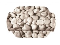 Kleine Wolke Šíjový polštářek Stepstone přírodní 36 x 92 cm