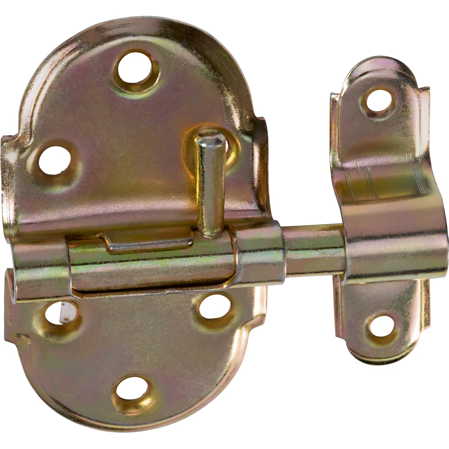 Skříňová zástrčka, žlutě pozinkovaná, 75 mm x 40 mm