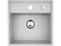 Pyramis Granitový dřez Camea Mini 1B, industrial grey, 40 x 40 cm