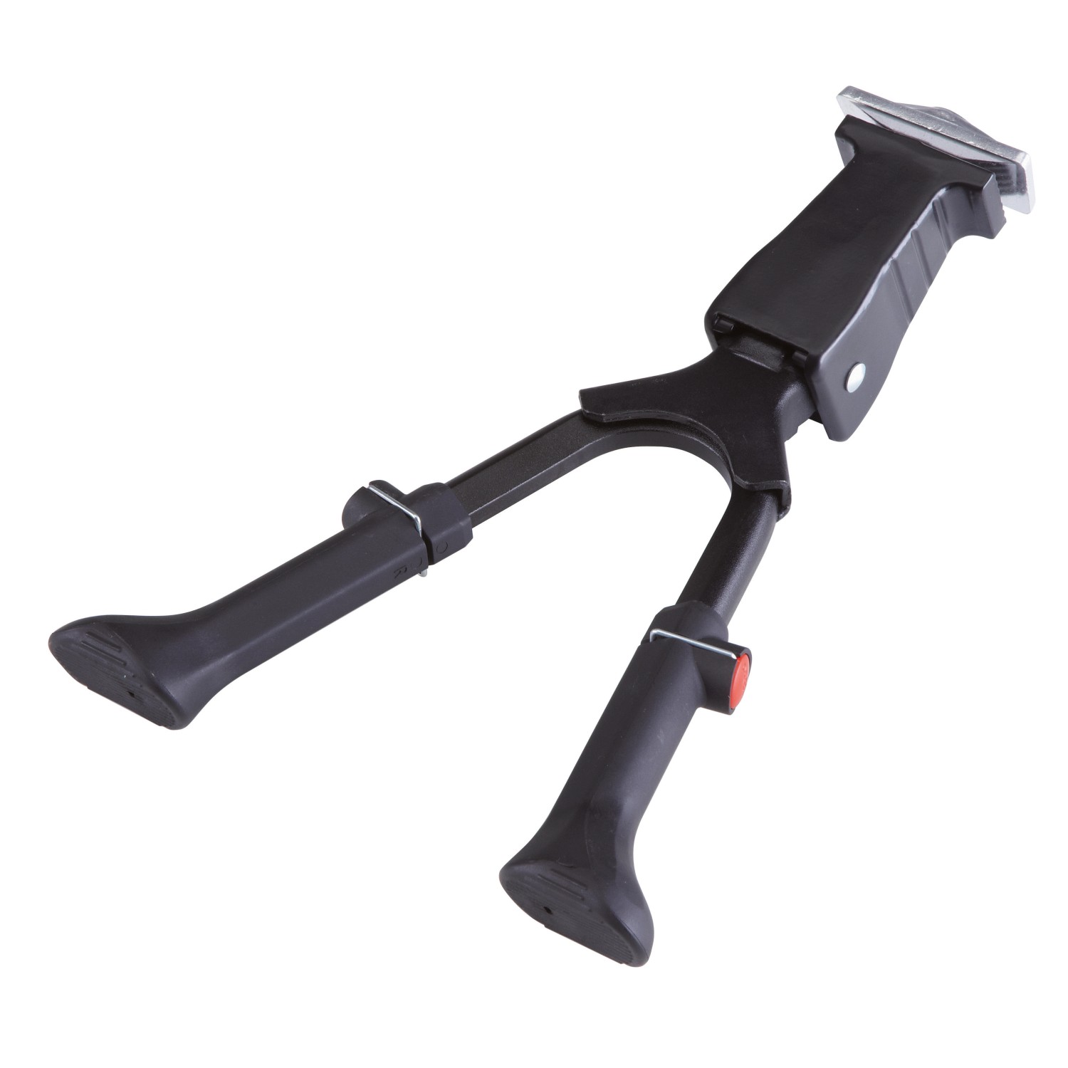 Dvounohý stojánek hliníkový černý nastavitelný 26" - 28"