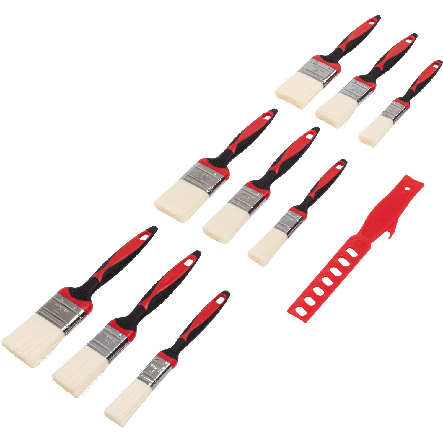 Sada plochých univerzálních štětců 10dílná