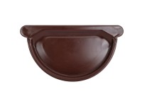 COVERNIT Čelo žlabu 250/80 s těsněním čokoládově hnědé RAL 8017, 250 mm