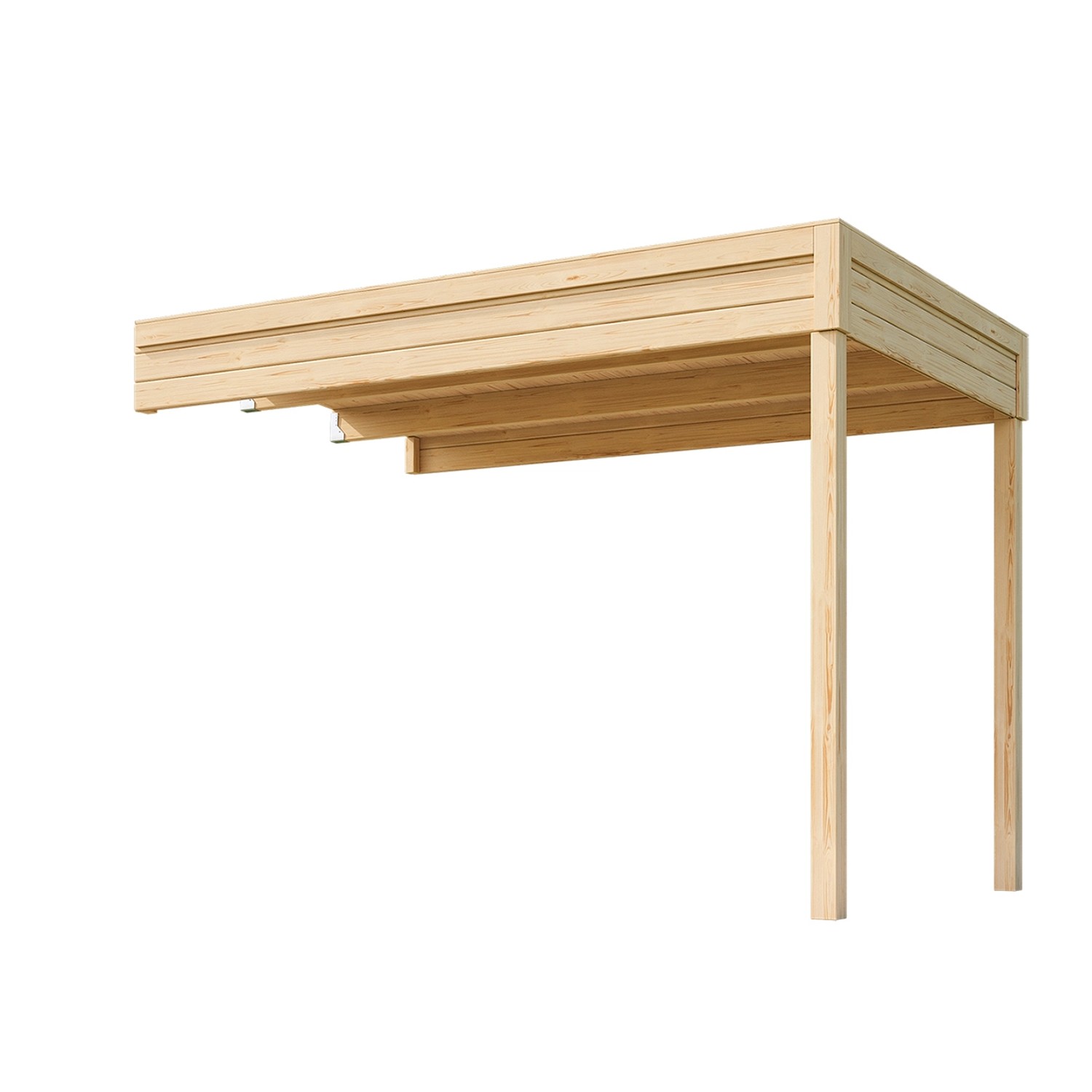 Weka Přístavba 2 pro dřevěný zahradní domek Batu 1, přírodní, 300 x 200 cm