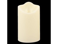 EURAKLES LED svíčka vanilková/bílý plamínek 125 x 75 mm, 1 ks