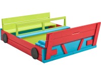 SwingKing Pískoviště auto, pestrobarevné, 120 x 100 cm SwingKing Pískoviště auto, pestrobarevné, 120 x 100 cm