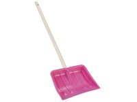 Dětské hrablo na sníh růžové 28 cm