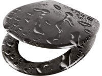 baliv WC sedátko Lavayen z duroplastu, SoftClose, motiv kapek