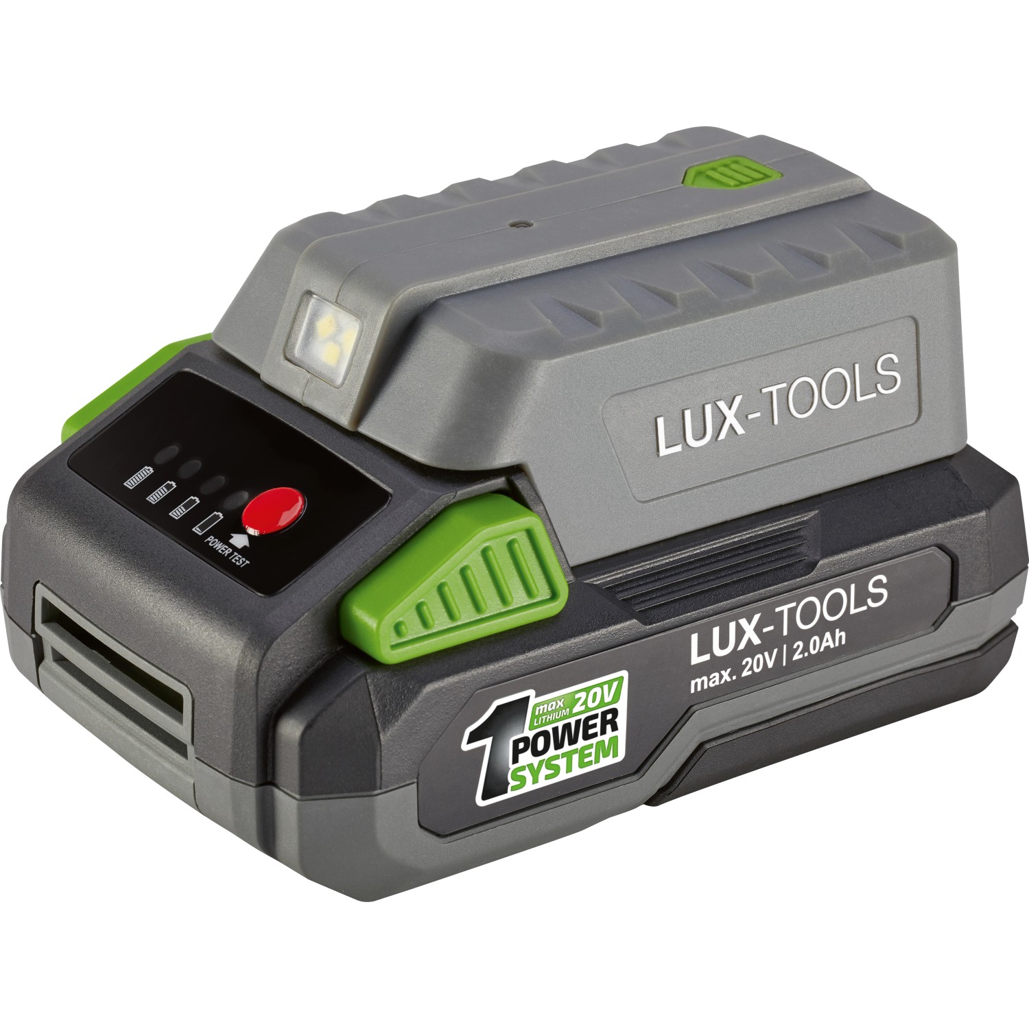 LUX-TOOLS 1 PowerSystem Aku USB Adaptér S LED A-PB-20 Solo Koupit V OBI