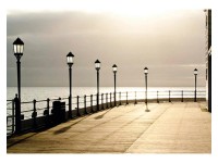 Bondecor Obraz, tištěné plátno CAGI Molo dark 80 x 116 cm