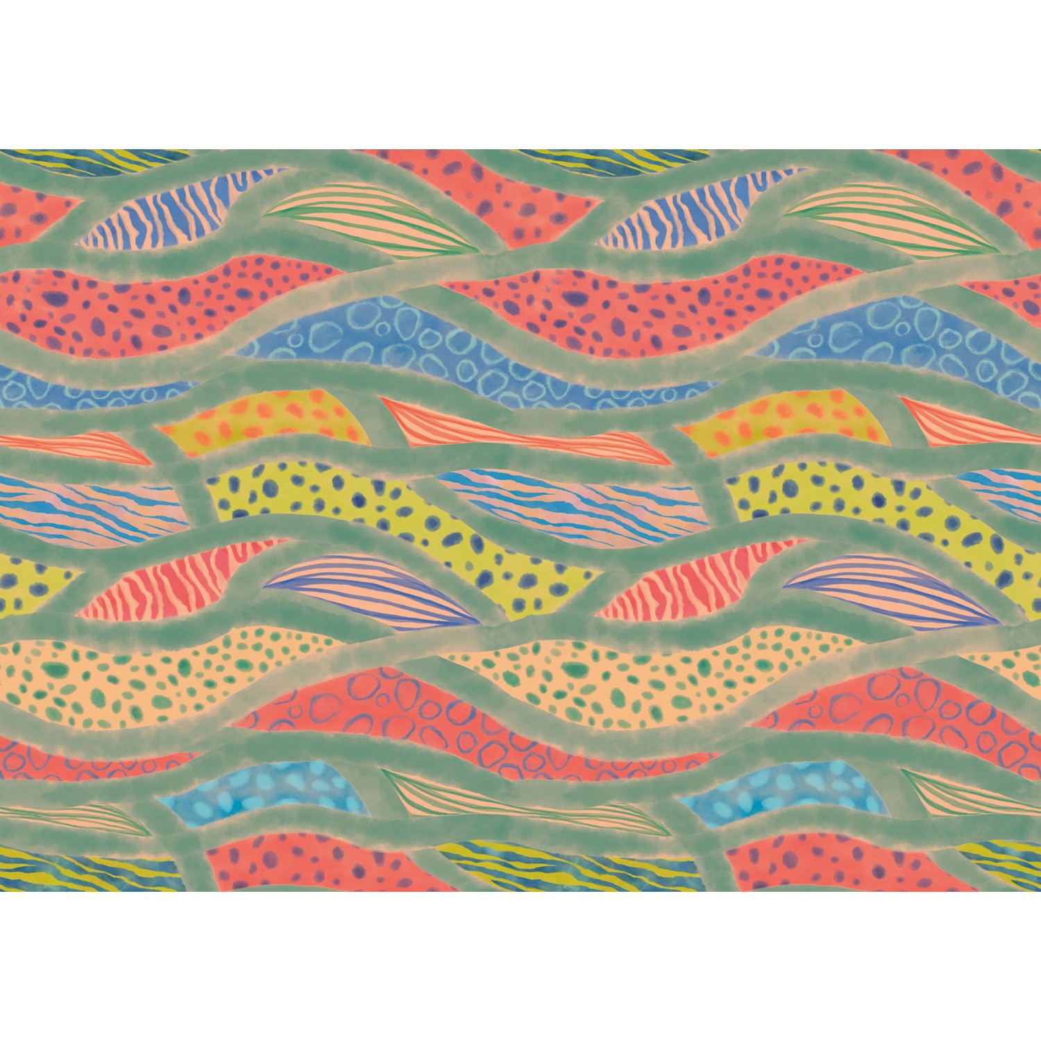 Komar Vliesová fototapeta Wave Symphony 350 x 250 cm