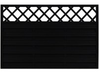 Plotový prvek Country lakovaný antracitový 120 x 180 cm