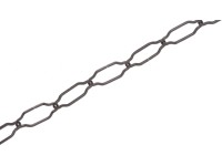LUX-TOOLS Řetěz zámkový 4-hranný černý 2,8 x 2,8 mm - metráž