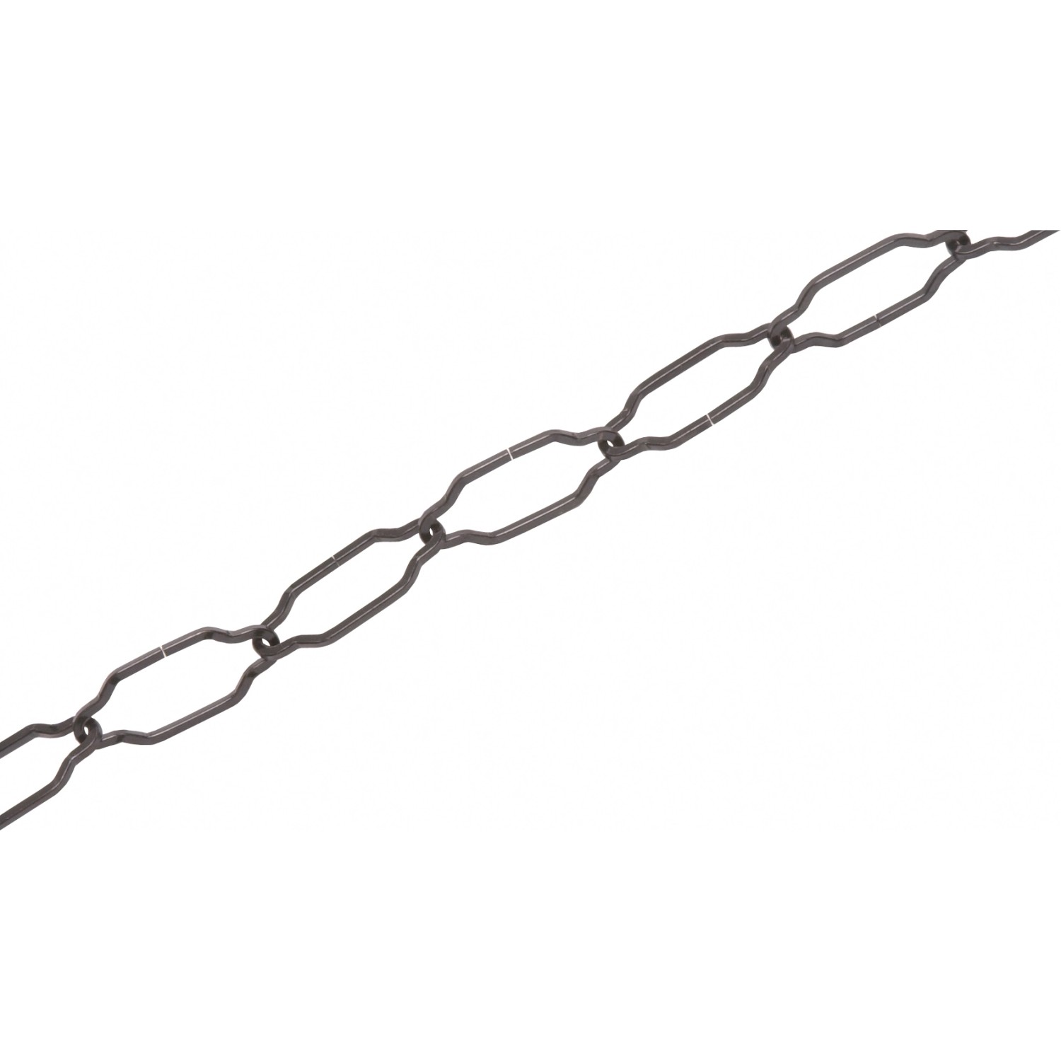 LUX Řetěz zámkový 4-hranný černý 2,8 x 2,8 mm - metráž