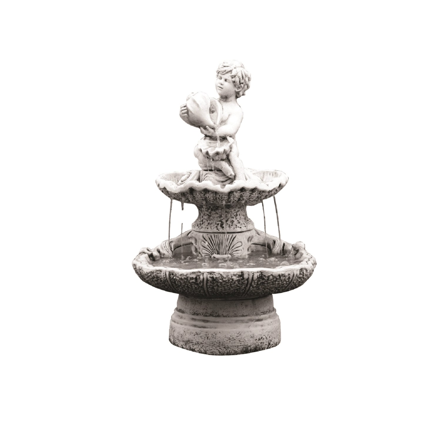 Zahradní socha z betonu Kašna, 101 x 60 x 60 cm