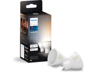 Philips Hue Smart žárovka White Ambiance GU10 4,2W 2200-6500K 400lm, 2 ks