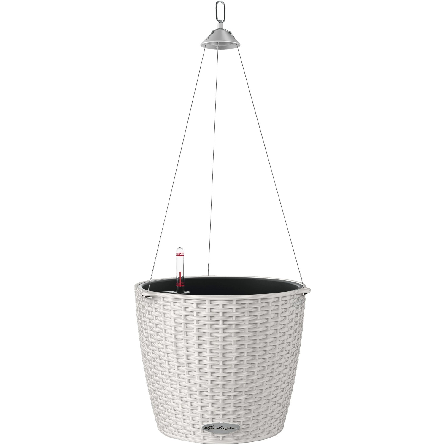 Lechuza Květináč Nido Cottage 28 šedý, 230 x 270 x 270 mm