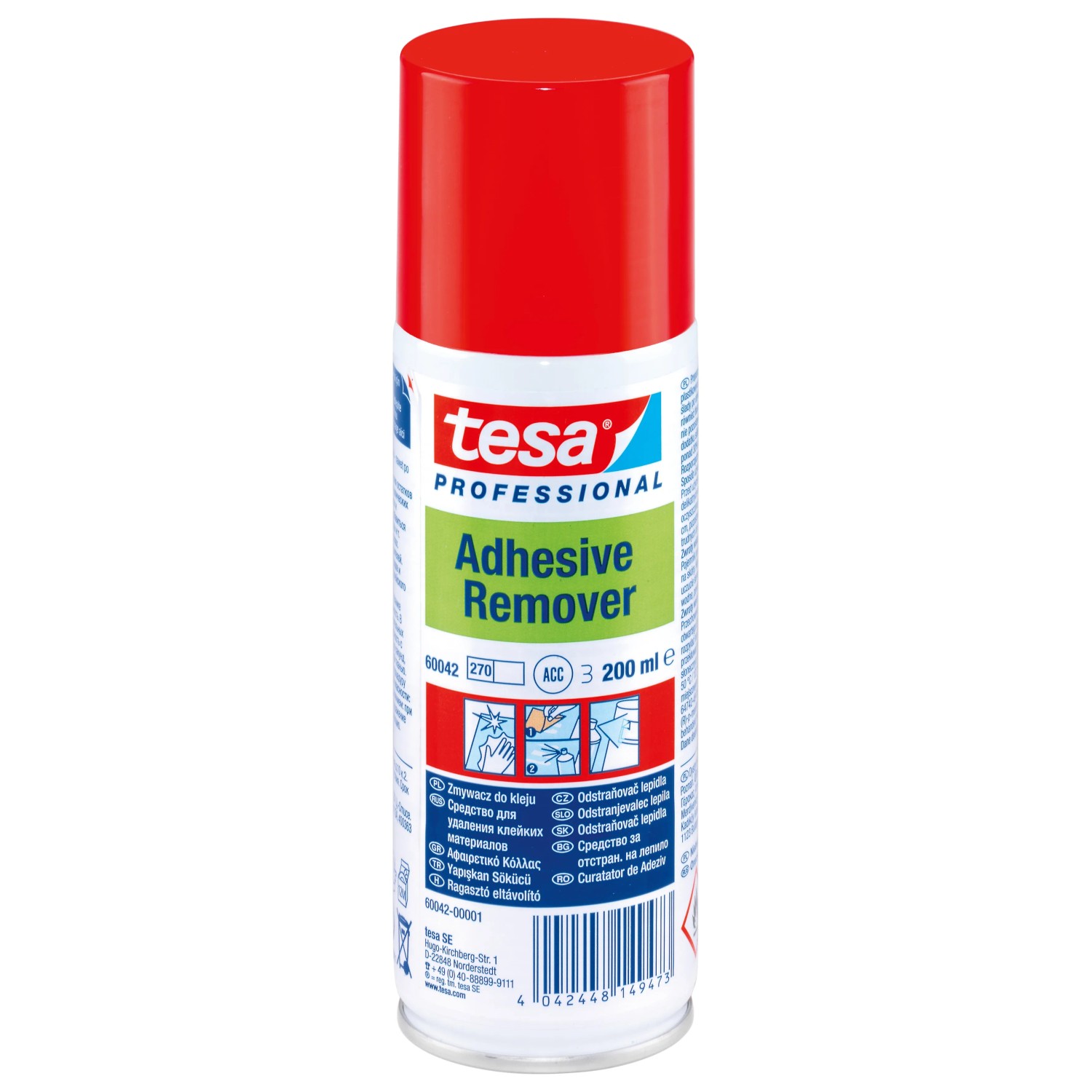 Odstraňovač lepidla Tesa - ve spreji, 200 ml