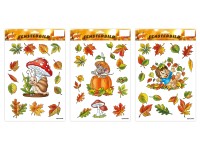 Gerd Rodermund Podzimní dekorace okenní fólie různé motivy 21 x 32 cm, 1 ks