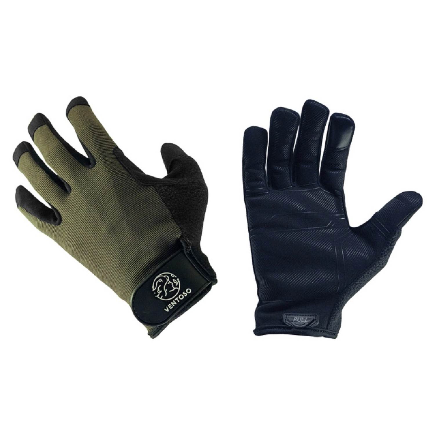 VENTOSO Rukavice moto FREERIDE, zelená, vel. XXL