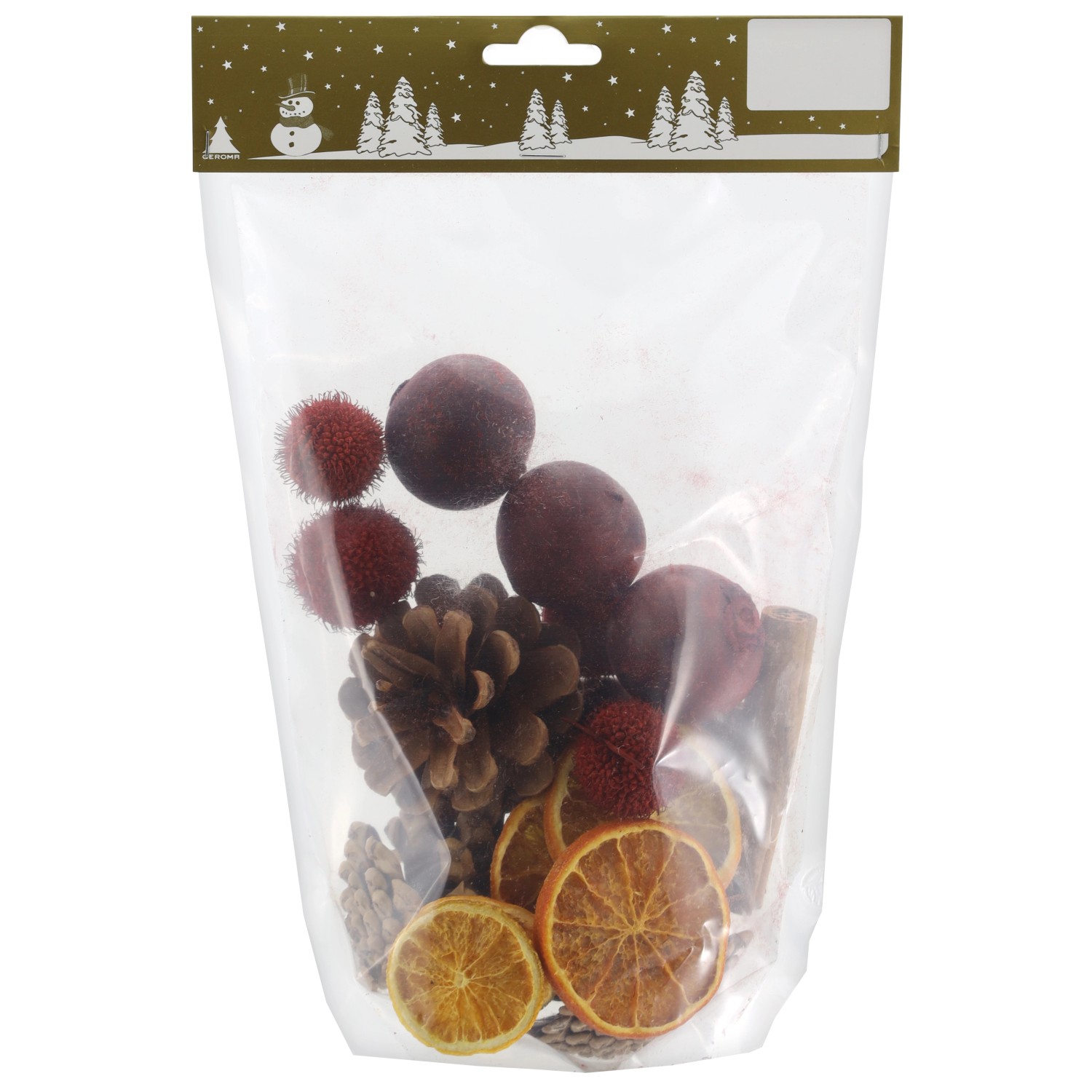 GEROMA Komponenty ke zdobení přírodní mix cca 6,5 cm