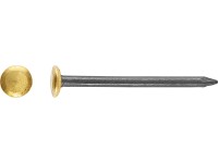 LUX-TOOLS Ocelový hřebík s čočkovou pomosaz.hlav. brynýr.ocel pr. 2,0x20mm, 20ks