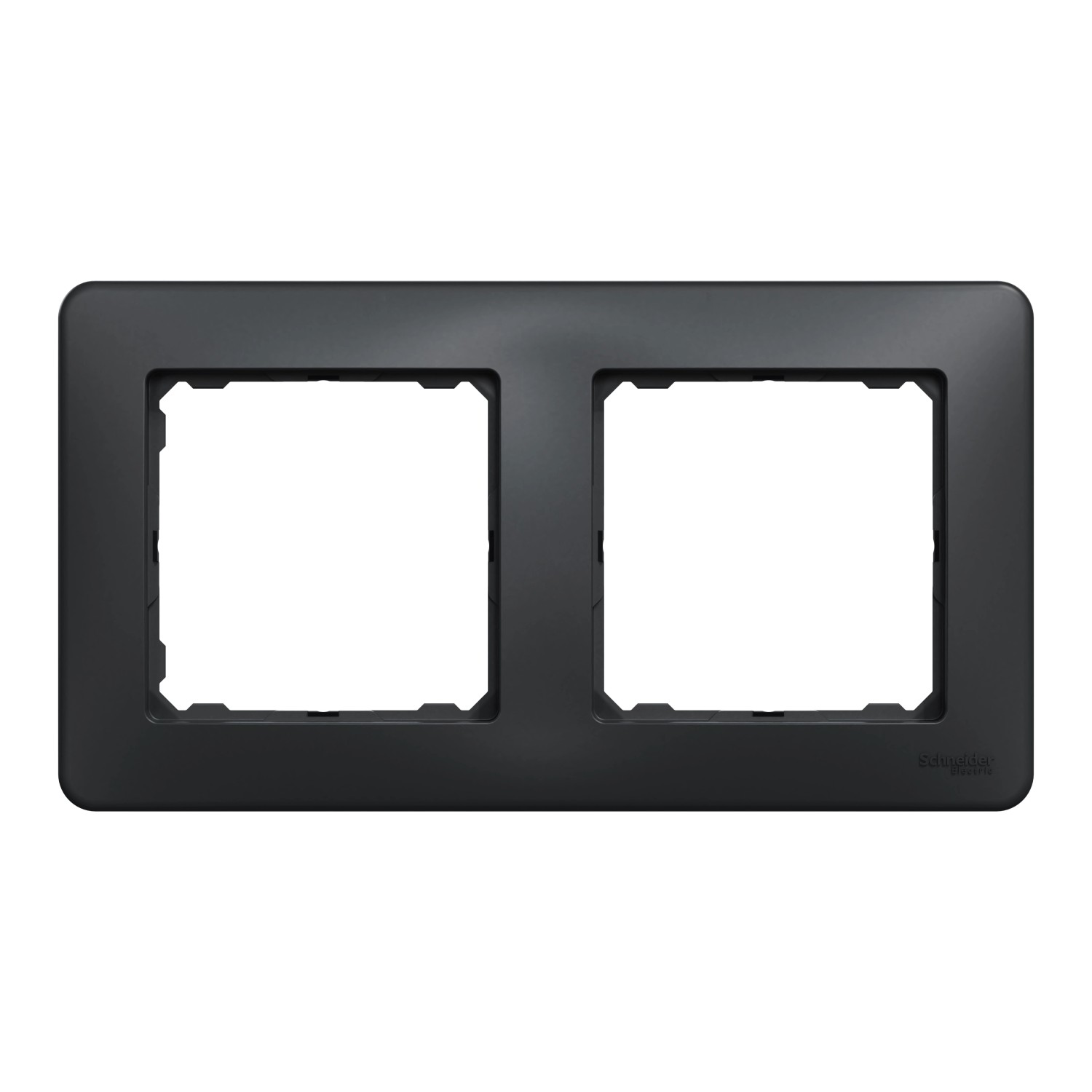 Schneider Rámeček 2-násobný Sedna Design antracit