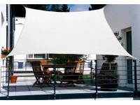 Floracord Balkonová stínící plachta HDPE, krémová bílá, 270 x 140 cm