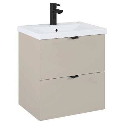 Roca Umyvadlová skříňka Cheese 2.0 2x zásuvka kašmír 53 x 50 x 38,4 cm