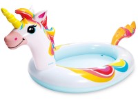 Intex Dětský nafukovací bazén jednorožec s funkcí stříkání 254 x 132 x 109 cm