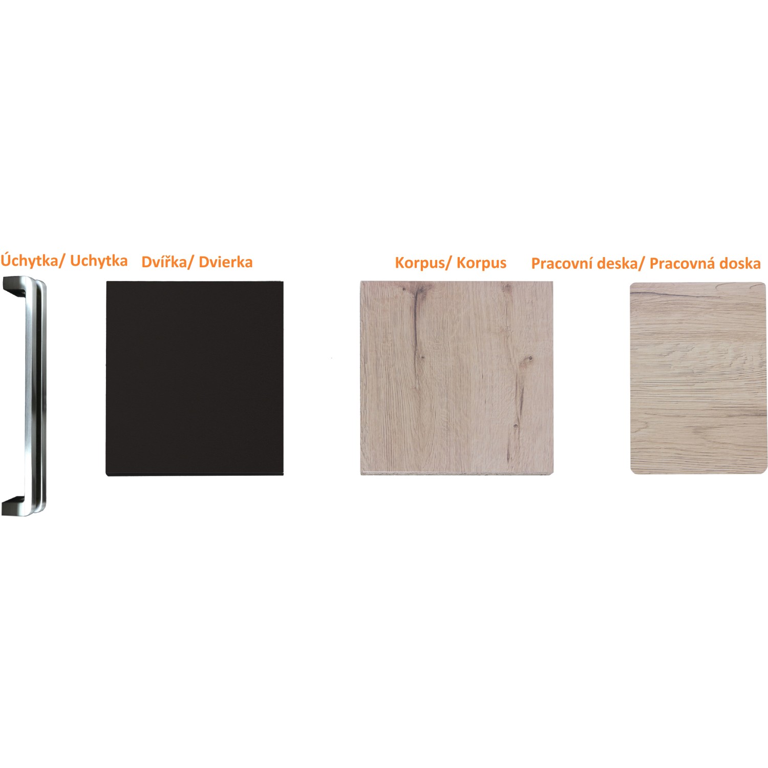 Flex-Well Vzorový balíček kuchyně Lara