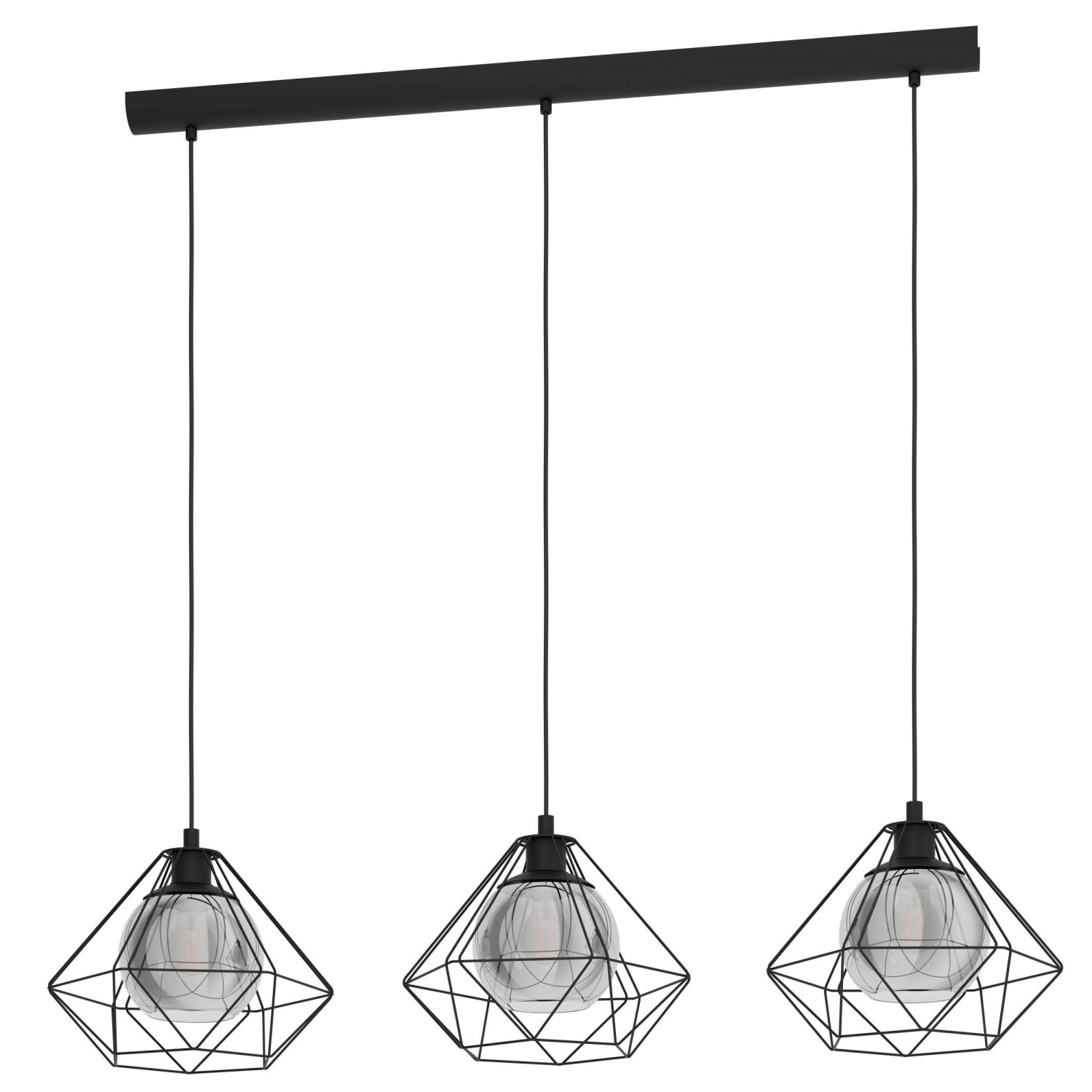 Závěsné osvětlení Eglo VERNHAM černá 43483