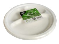 Papstar Tácky z cukrové třtiny pr. 23 cm