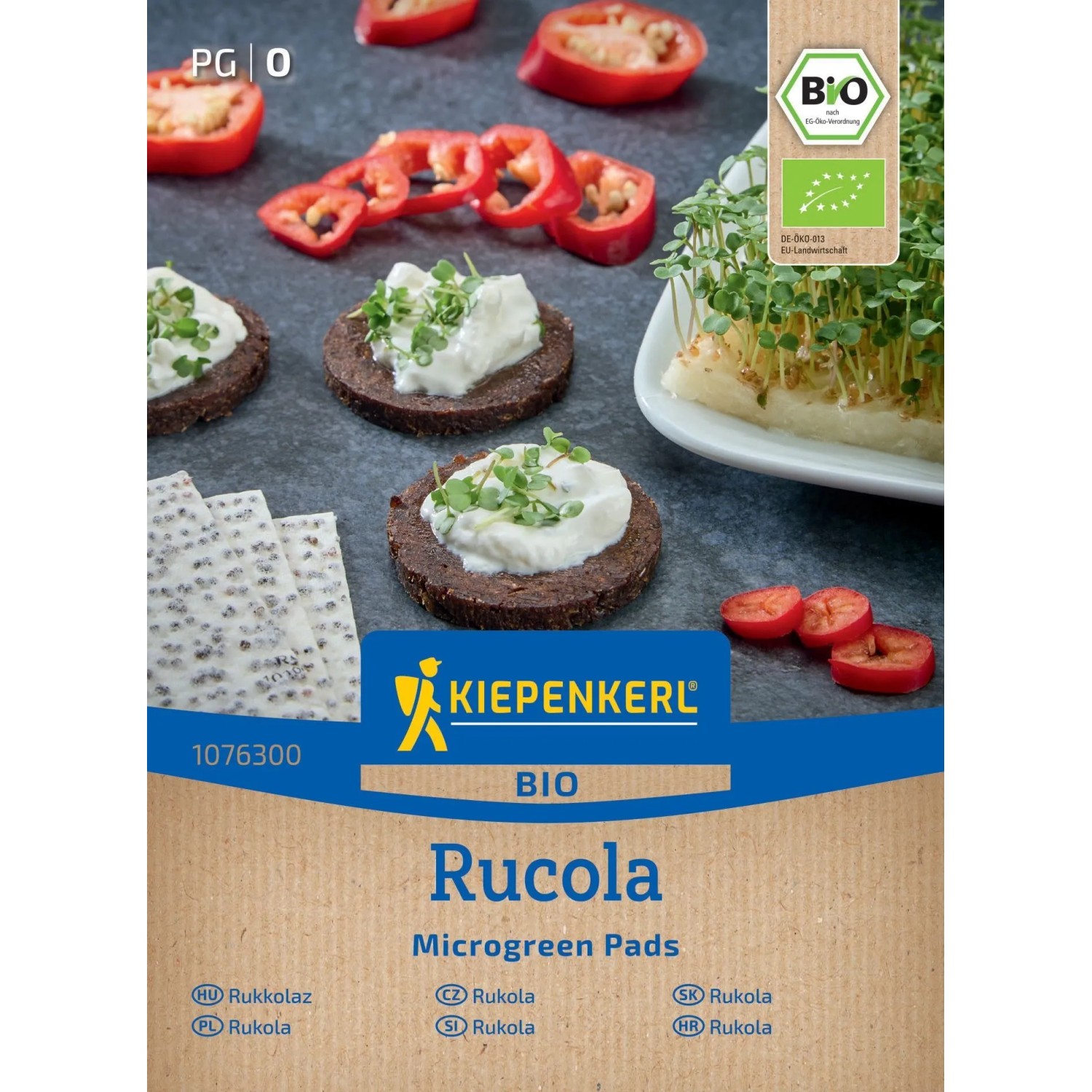 KIEPENKERL BIO Microgreen Pads Rukola (Eruca sativa) 3 ks