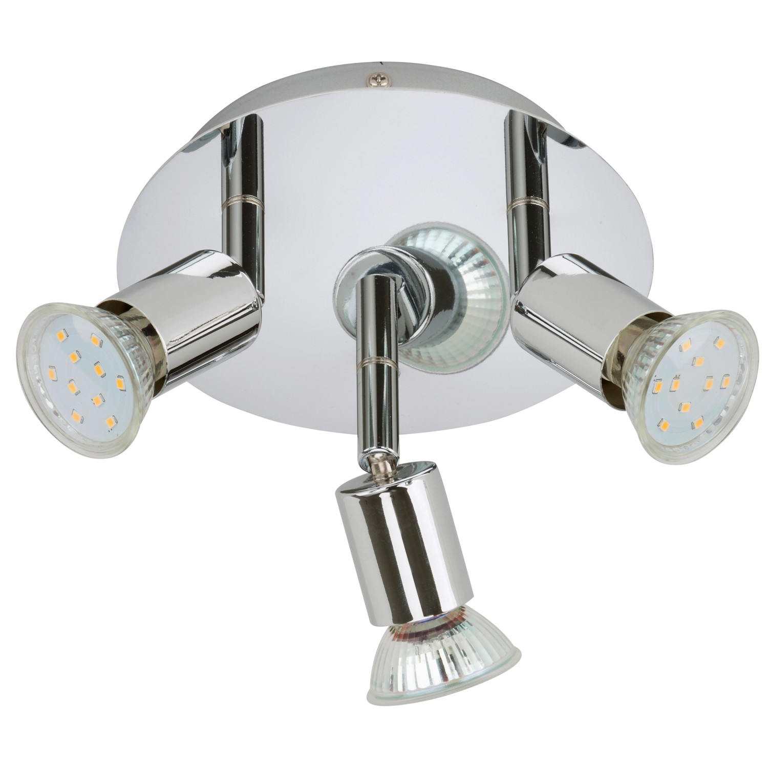 Briloner Koupel. LED stropní svítidlo Splash 3xGU10 3W 250lm 3000K pr. 160x74mm