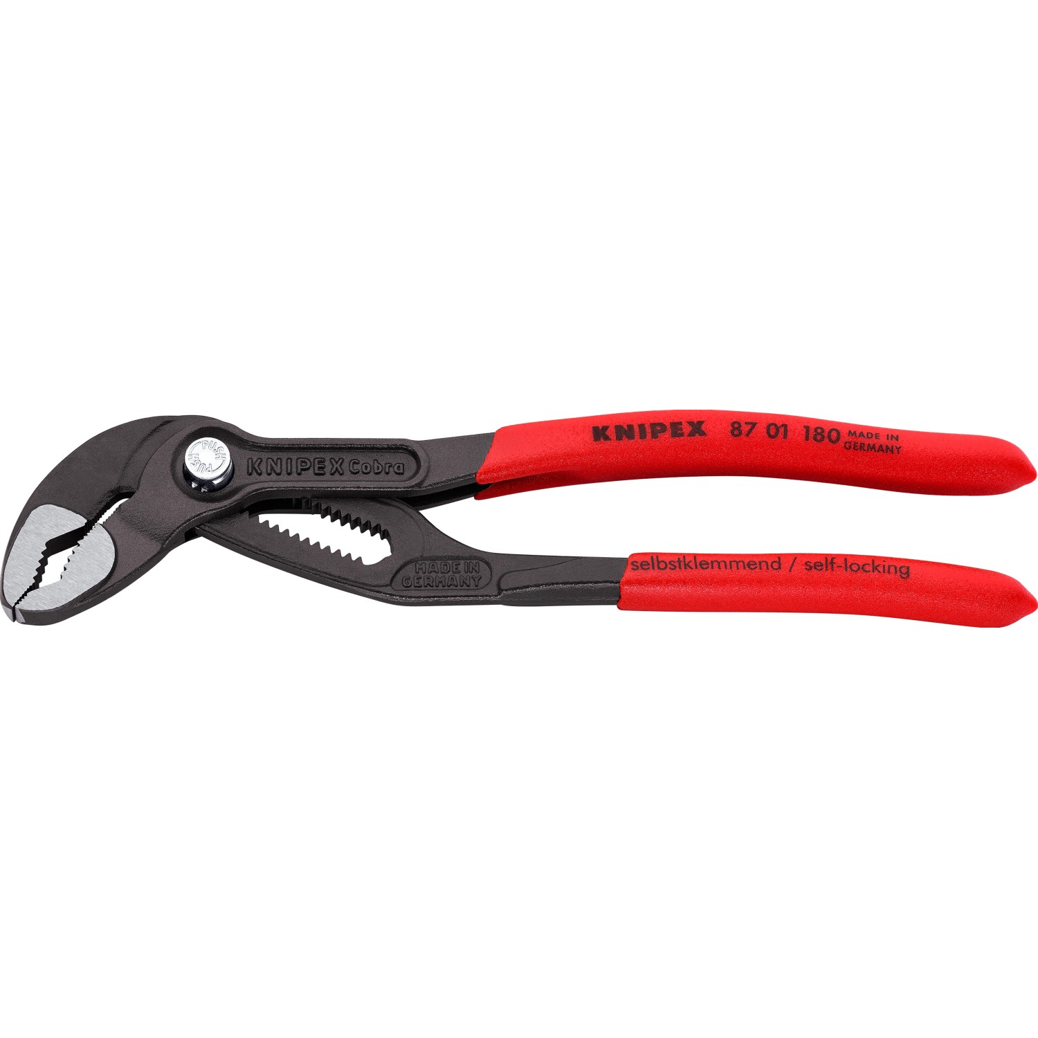 Knipex Kleště na vodní čerpadla Cobra, fosfátované na šedo, 180 mm