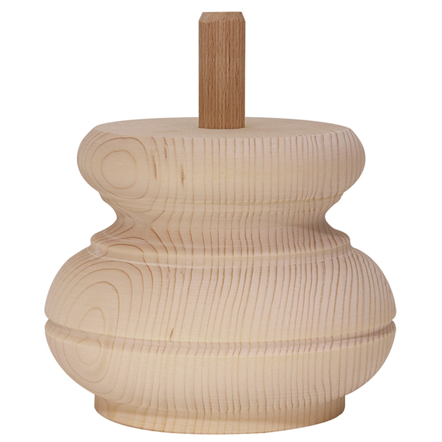 Hettich Nábytková noha koule smrk, pr. 80 x 75 mm