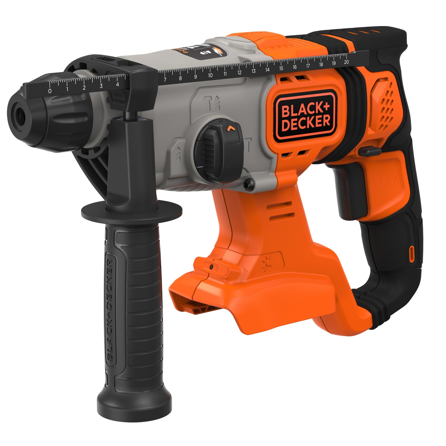 Black+Decker Aku kombinované kladivo BCD900B Solo, SDS-Plus, 18V
