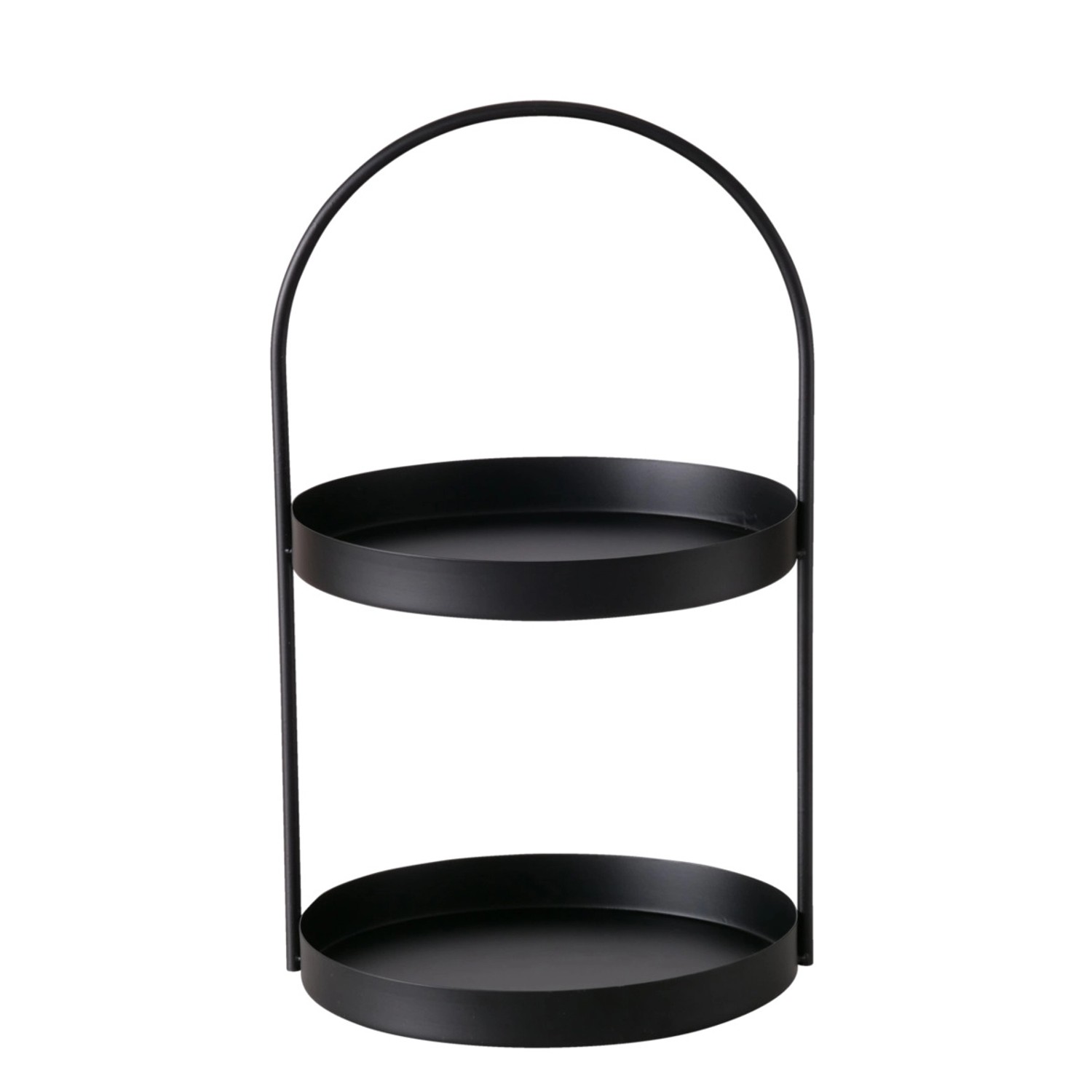 Boltze Etažér Joko černý 44 x 26 x 27 cm, 1 ks