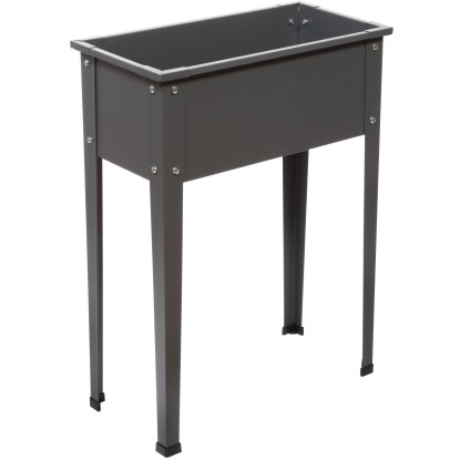 Floraworld Vyvýšený záhon Season antracitový matný 60 x 30 x 80 cm