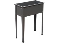 Floraworld Vyvýšený záhon Season antracitový matný 60 x 30 x 80 cm