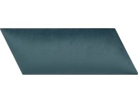 Nástěnný polstr Diamant pravý 30 cm x 15 cm barva petroleje sametový