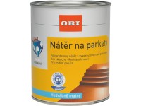 OBI Nátěr na parkety hedvábně matný transparentní 375 ml OBI Nátěr na parkety hedvábně matný transparentní 375 ml