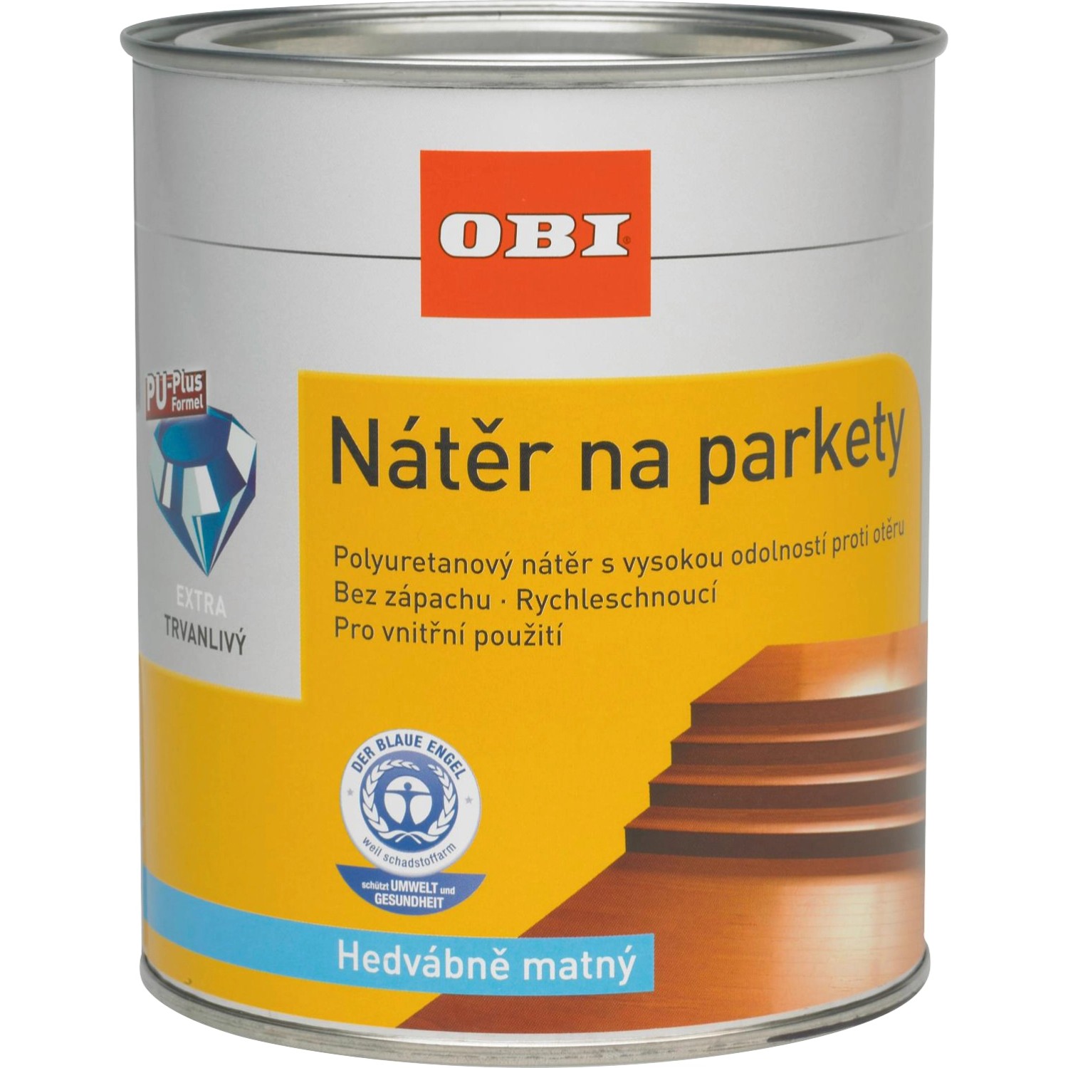 OBI Nátěr na parkety hedvábně matný transparentní  750 ml